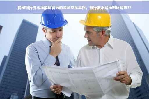 揭秘银行流水压解码背后的金融交易真相，银行流水解压密码解析??