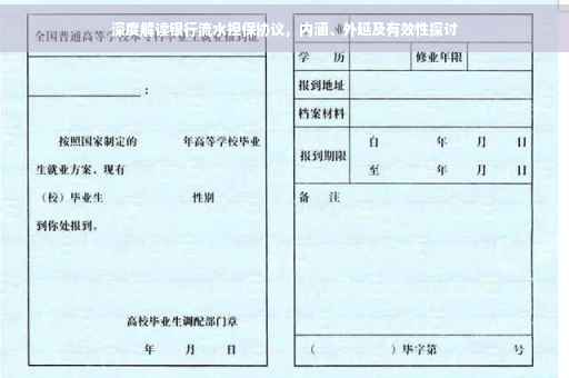 深度解读银行流水担保协议，内涵、外延及有效性探讨