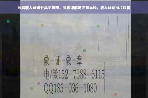 图解收入证明开具全攻略，步骤详解与注意事项，收入证明图片指南