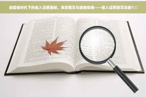 自媒体时代下的收入证明揭秘，真实情况与策略指南——收入证明撰写攻略?⚡️