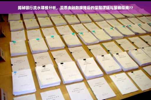 揭秘银行流水建模分析，洞悉金融数据背后的深层逻辑与策略指南??