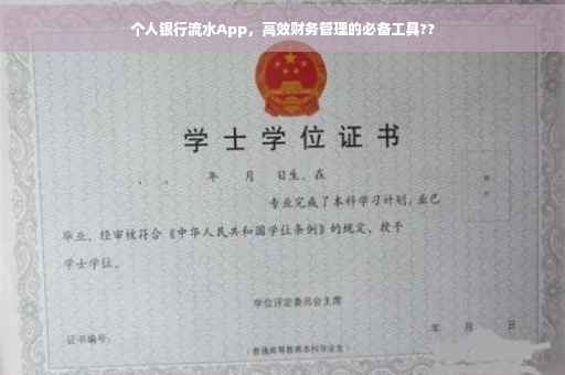 个人银行流水App，高效财务管理的必备工具??