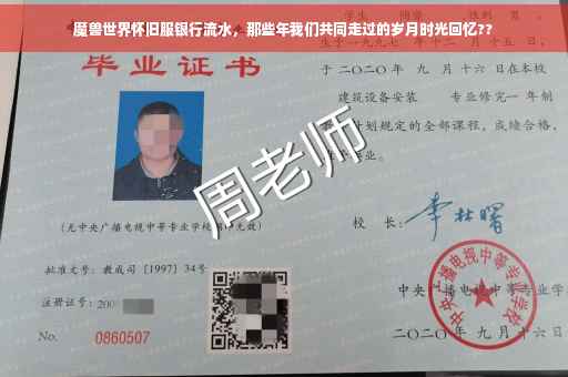 魔兽世界怀旧服银行流水，那些年我们共同走过的岁月时光回忆??