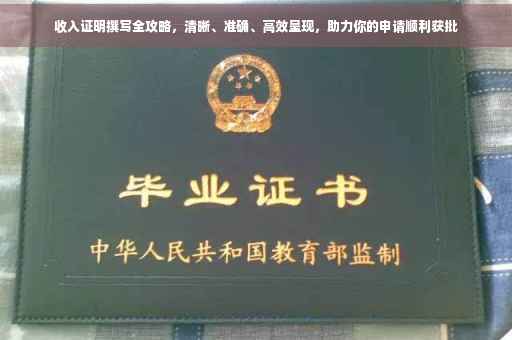 收入证明撰写全攻略，清晰、准确、高效呈现，助力你的申请顺利获批