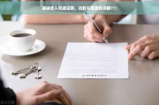 揭秘收入扣减证明，功能与重要性详解??✨