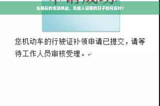 车祸后的生活挑战，无收入证明的日子如何应对？