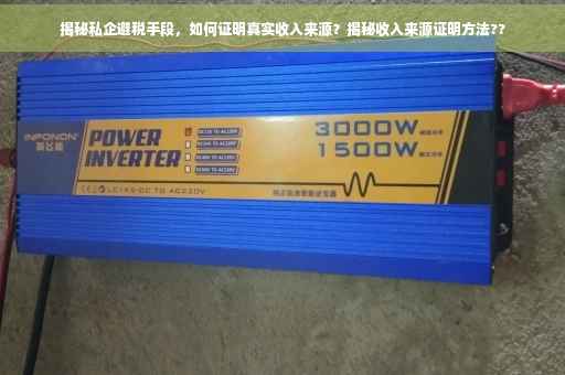 揭秘私企避税手段，如何证明真实收入来源？揭秘收入来源证明方法??