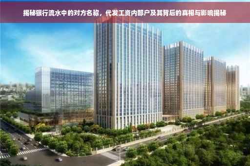 揭秘银行流水中的对方名称，代发工资内部户及其背后的真相与影响揭秘