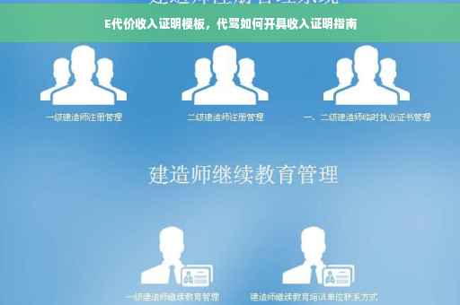 E代价收入证明模板，代驾如何开具收入证明指南