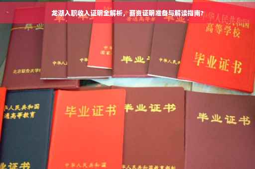 龙湖入职收入证明全解析，薪资证明准备与解读指南?