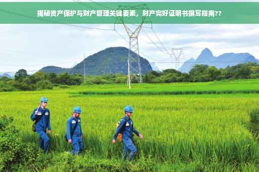 揭秘资产保护与财产管理关键要素，财产完好证明书撰写指南??