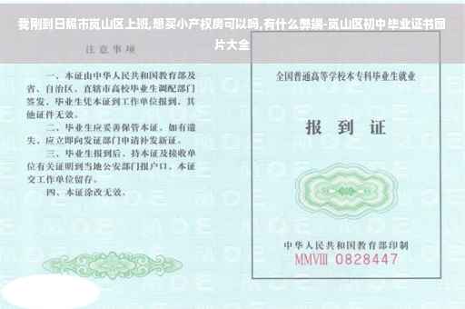 我刚到日照市岚山区上班,想买小产权房可以吗,有什么弊端-岚山区初中毕业证书图片大全