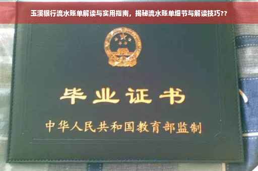 玉溪银行流水账单解读与实用指南，揭秘流水账单细节与解读技巧??