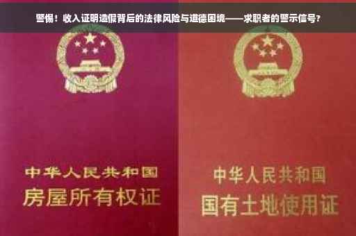 警惕！收入证明造假背后的法律风险与道德困境——求职者的警示信号?