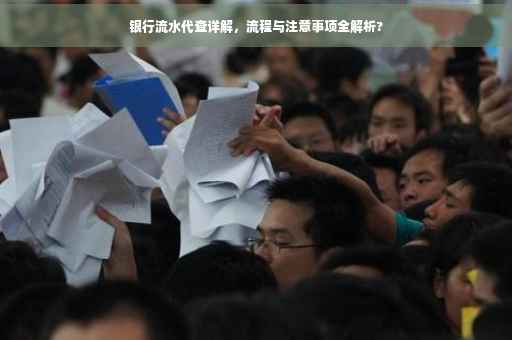 银行流水代查详解，流程与注意事项全解析?