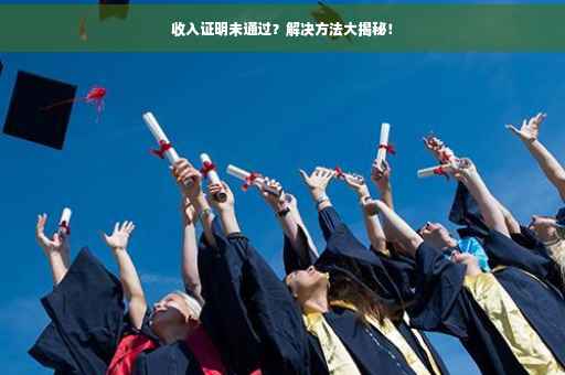 收入证明未通过？解决方法大揭秘！