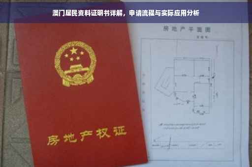 澳门居民资料证明书详解，申请流程与实际应用分析