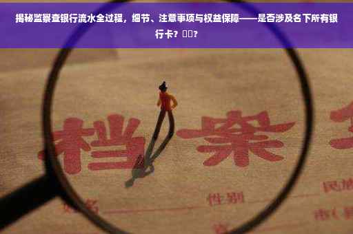 揭秘监察查银行流水全过程，细节、注意事项与权益保障——是否涉及名下所有银行卡？⚡️?