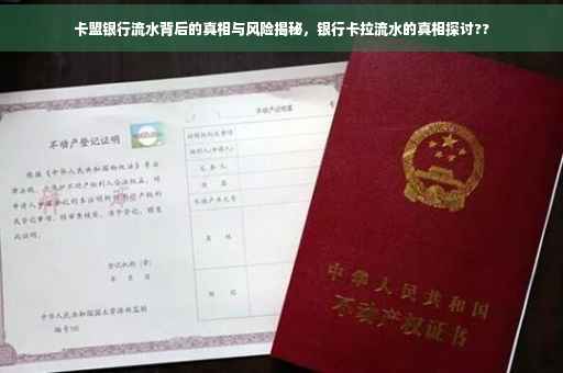卡盟银行流水背后的真相与风险揭秘，银行卡拉流水的真相探讨??