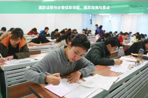 离职证明书必备信息详解，撰写指南与要点