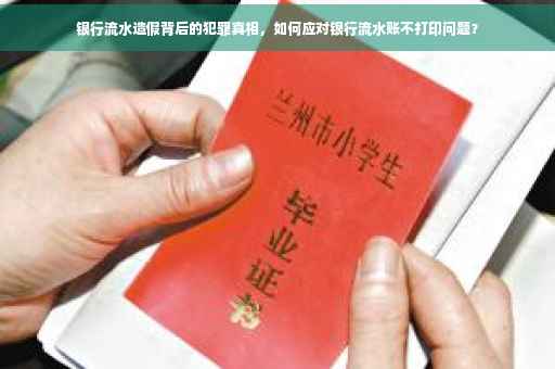 银行流水造假背后的犯罪真相，如何应对银行流水账不打印问题？