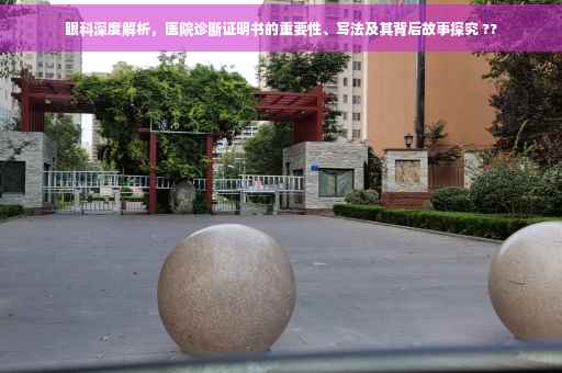 眼科深度解析，医院诊断证明书的重要性、写法及其背后故事探究 ??