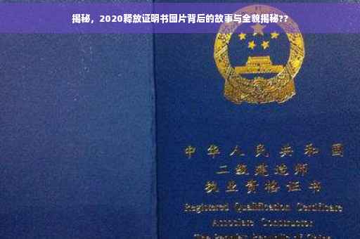 揭秘，2020释放证明书图片背后的故事与全貌揭秘??