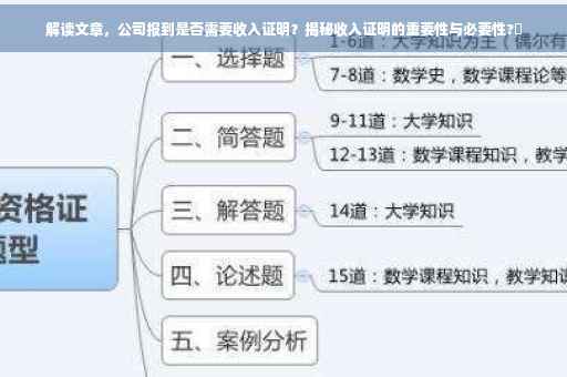 解读文章，公司报到是否需要收入证明？揭秘收入证明的重要性与必要性?✨