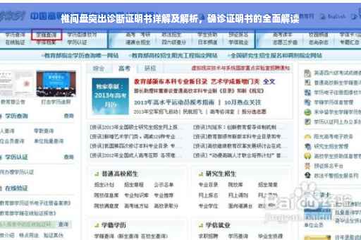 椎间盘突出诊断证明书详解及解析，确诊证明书的全面解读