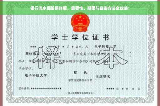 银行流水保留期详解，重要性、期限与查询方法全攻略！