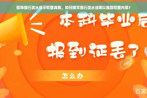 假账银行流水揭示犯罪真相，如何撰写银行流水说明以揭露犯罪内幕？