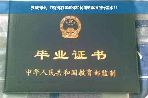 独家揭秘，自媒体作者教你如何辨别真假银行流水??
