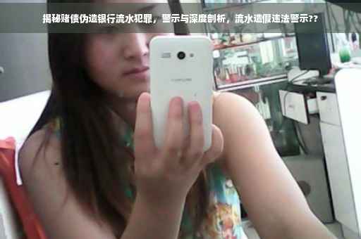 揭秘赌债伪造银行流水犯罪，警示与深度剖析，流水造假违法警示??