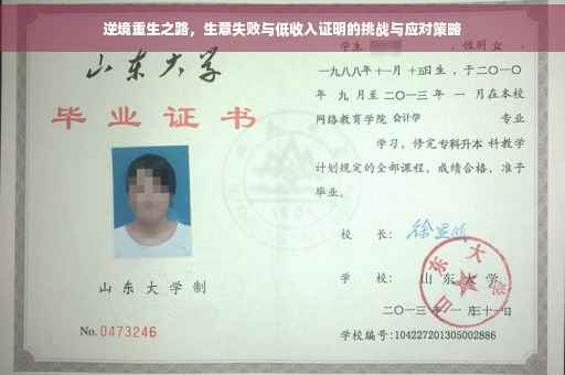 逆境重生之路，生意失败与低收入证明的挑战与应对策略