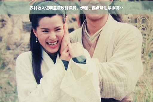 农村收入证明盖章攻略详解，步骤、要点及注意事项??