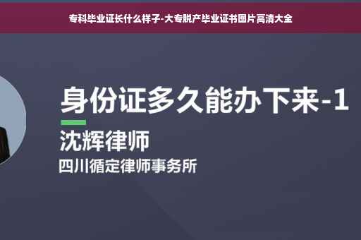 专科毕业证长什么样子-大专脱产毕业证书图片高清大全