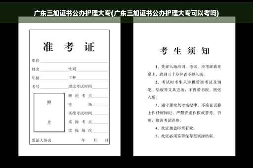 广东三加证书公办护理大专(广东三加证书公办护理大专可以考吗) 广东三加证书公办护理大专(广东三加证书公办护理大专可以考吗)