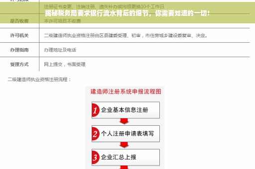 揭秘税务局要求银行流水背后的细节，你需要知道的一切！