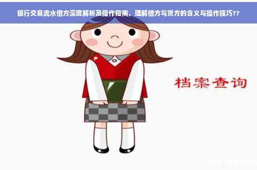 银行交易流水借方深度解析及操作指南，理解借方与贷方的含义与操作技巧??