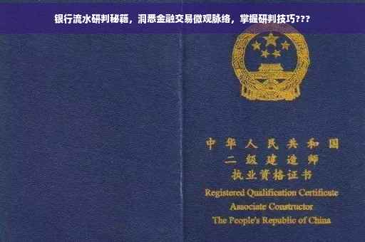 银行流水研判秘籍，洞悉金融交易微观脉络，掌握研判技巧???