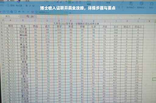 博士收入证明开具全攻略，详细步骤与要点