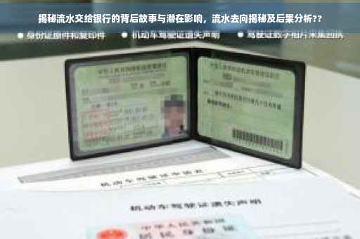 揭秘流水交给银行的背后故事与潜在影响，流水去向揭秘及后果分析??