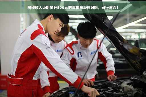 揭秘收入证明多开500元的真相与潜在风险，可行与否？