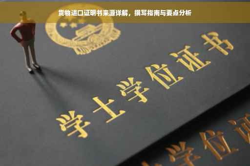 货物进口证明书来源详解，撰写指南与要点分析