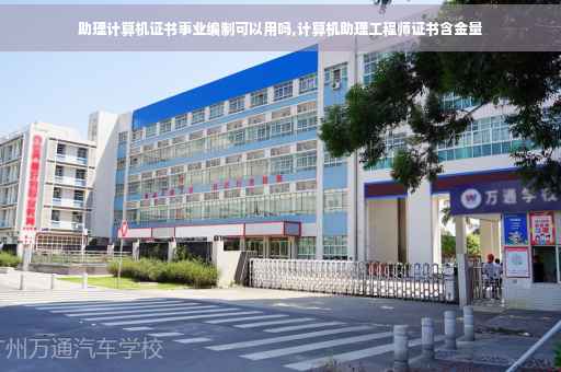 助理计算机证书事业编制可以用吗,计算机助理工程师证书含金量