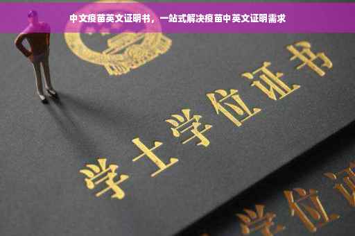 中文疫苗英文证明书，一站式解决疫苗中英文证明需求