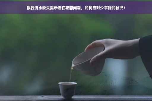 银行流水缺失揭示潜在犯罪问题，如何应对少拿钱的状况？
