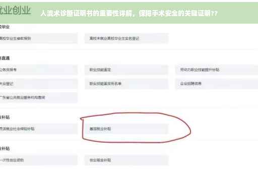 人流术诊断证明书的重要性详解，保障手术安全的关键证明??