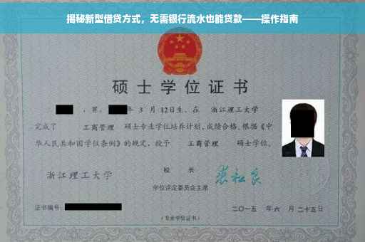 揭秘新型借贷方式，无需银行流水也能贷款——操作指南