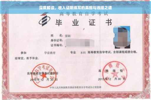 深度解读，收入证明填写的真相与选择之道